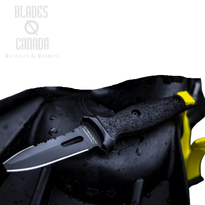Extrema Ratio DICOK Fixed Blade Diving Knife, Bohler N690, GFN Black